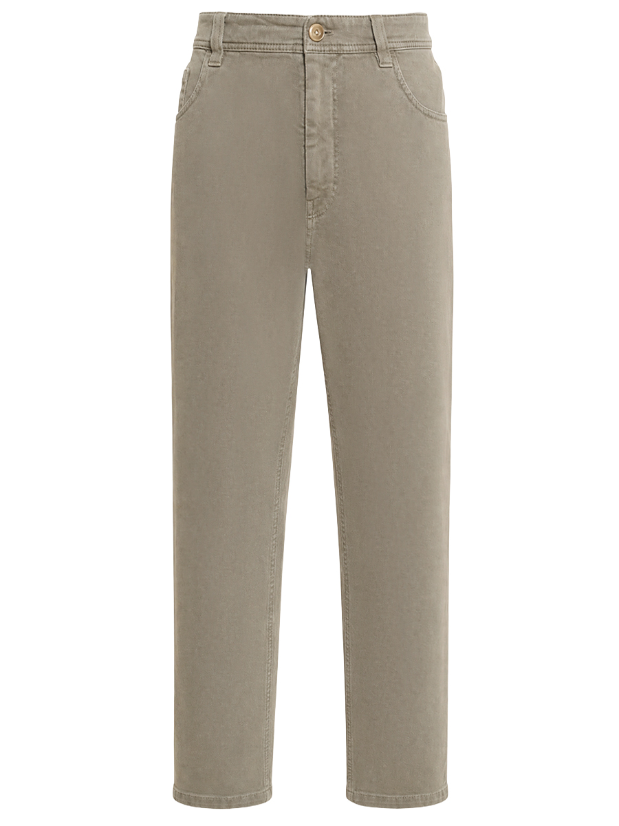 Джинсы хлопковые BRUNELLO CUCINELLI