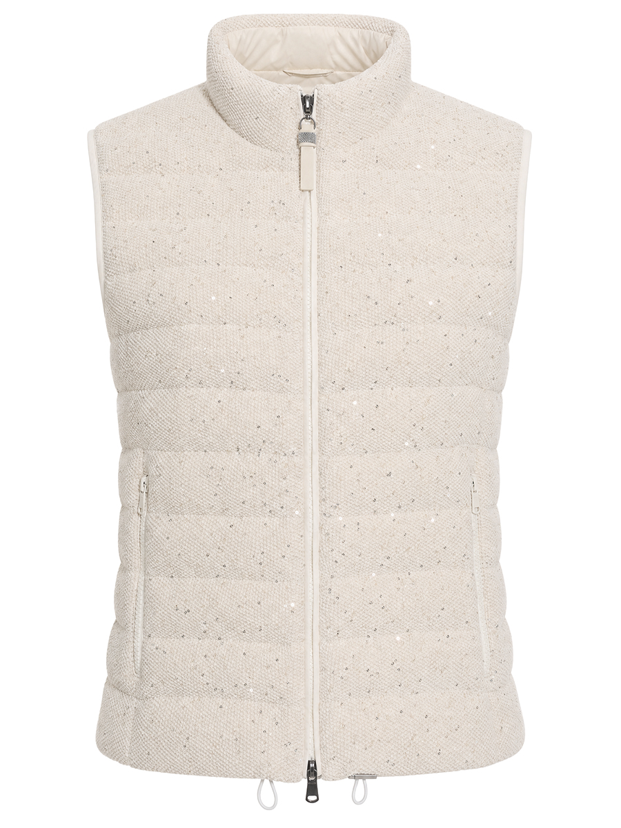 Жилет стеганый BRUNELLO CUCINELLI