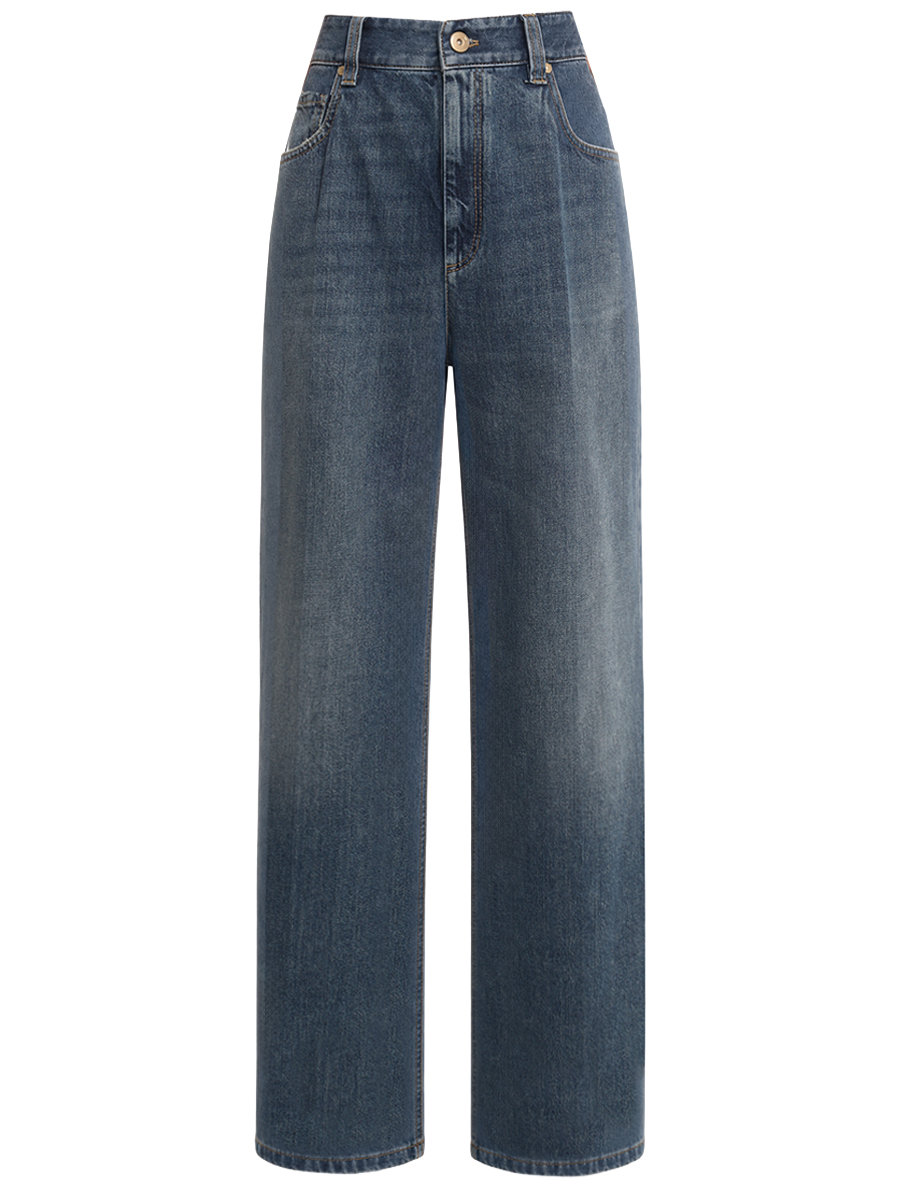Джинсы хлопковые BRUNELLO CUCINELLI