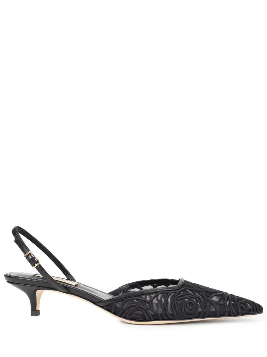 Туфли текстильные ARTEANA SORRENTO 35 SLINGBACK PUMP Черный 