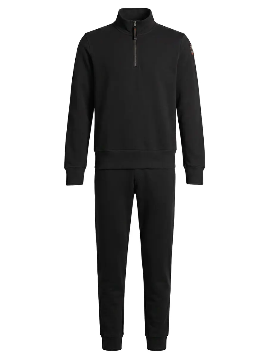 Костюм хлопковый PARAJUMPERS 26SMPMFLEY20/26SMPMPAEY23/0541 Черный 