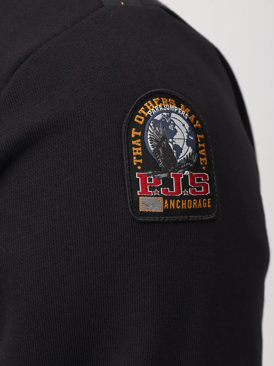 Костюм хлопковый PARAJUMPERS 26SMPMFLEY20/26SMPMPAEY23/0541 Черный  Фото 6