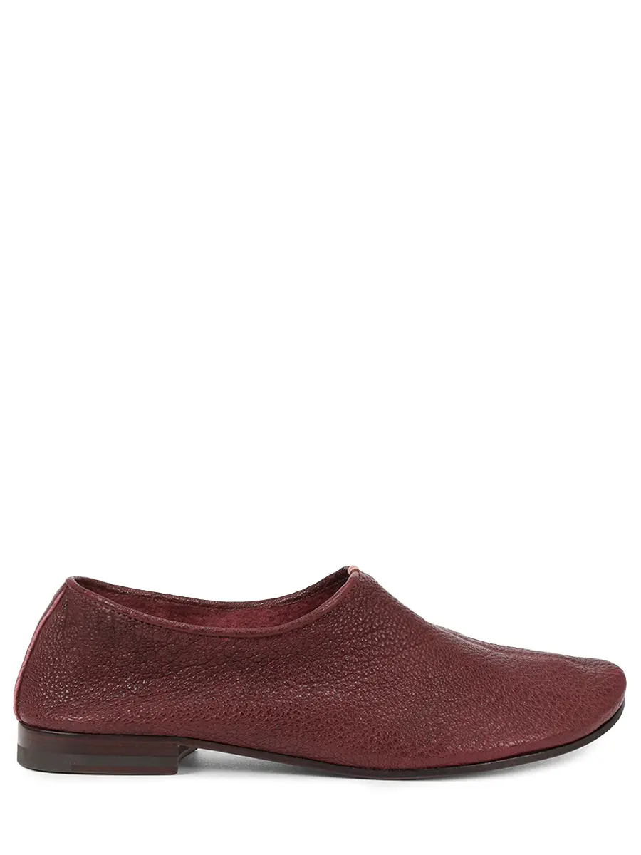 Балетки кожаные REFINED Bal136.19.psxl609.SS25 Бордовый 