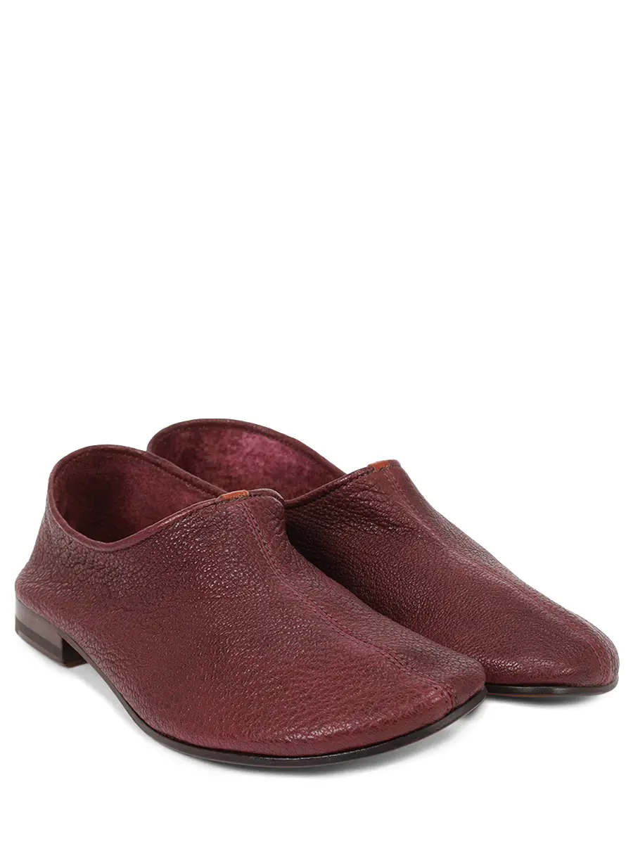 Балетки кожаные REFINED Bal136.19.psxl609.SS25 Бордовый  Фото 2