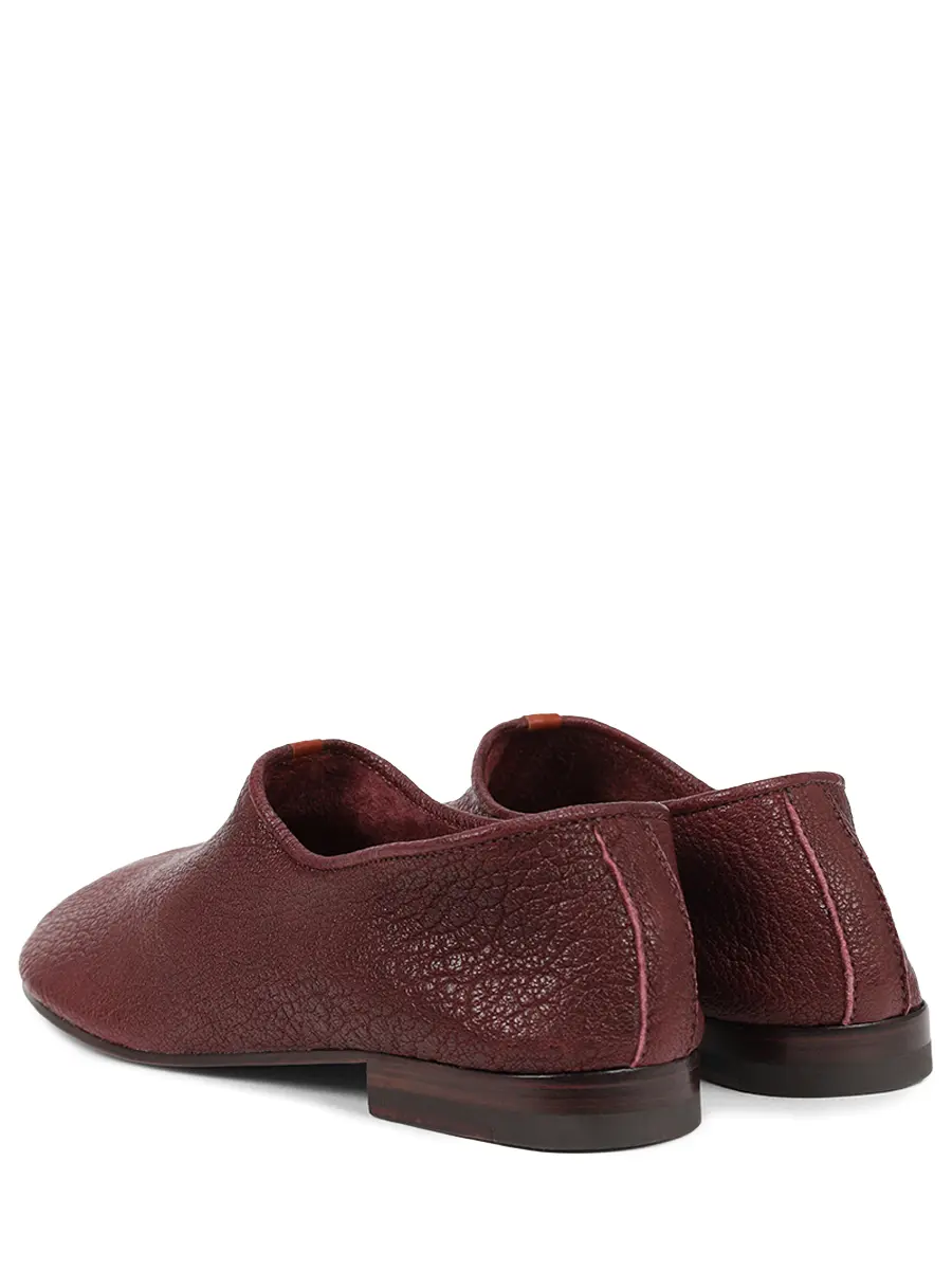Балетки кожаные REFINED Bal136.19.psxl609.SS25 Бордовый  Фото 4