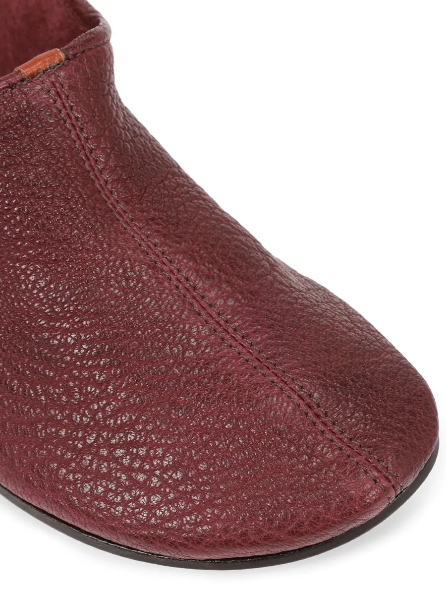 Балетки кожаные REFINED Bal136.19.psxl609.SS25 Бордовый  Фото 5