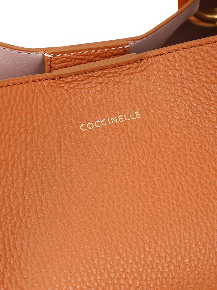 Сумка кожаная COCCINELLE E1 U07 11 02 01/R41 Оранжевый  Фото 6