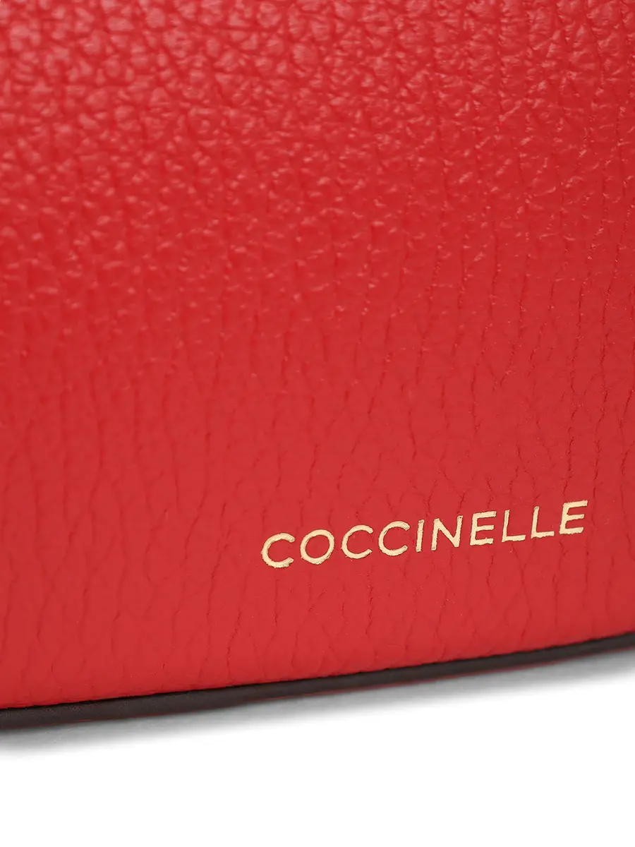 Сумка кожаная COCCINELLE E5 MRF 52 01 01/R02 Красный  Фото 5