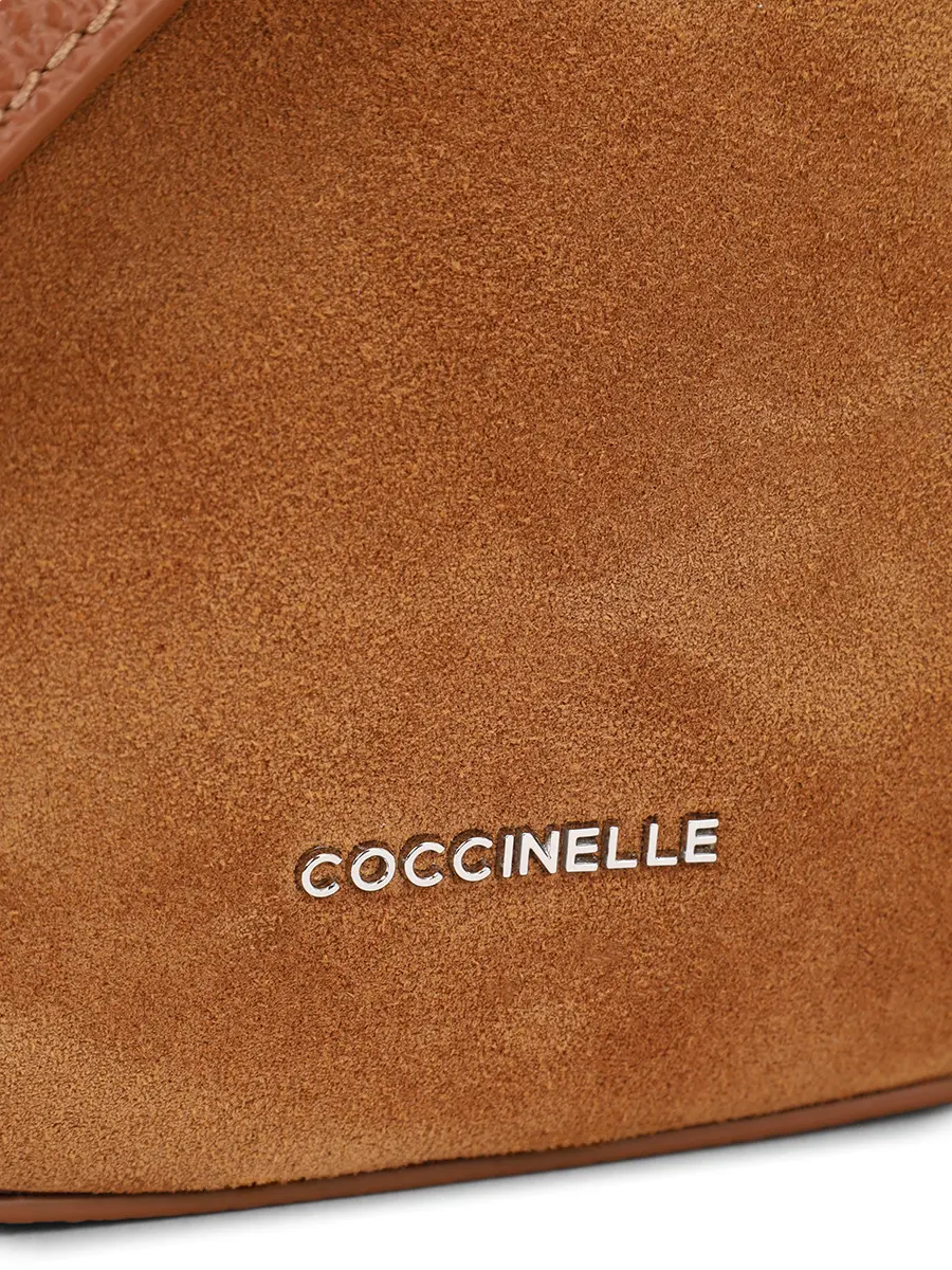 Сумка замшевая COCCINELLE E5 U8L 53 01 01/W11 Коричневый  Фото 5