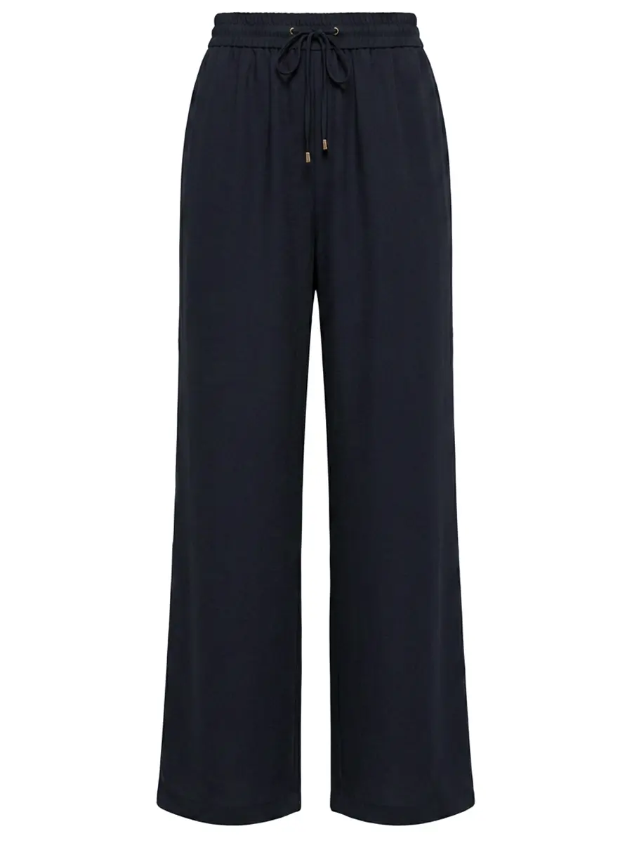 Брюки однотонные ETRO WREA0072 99TUSO5 B0387 Темно- Синий 