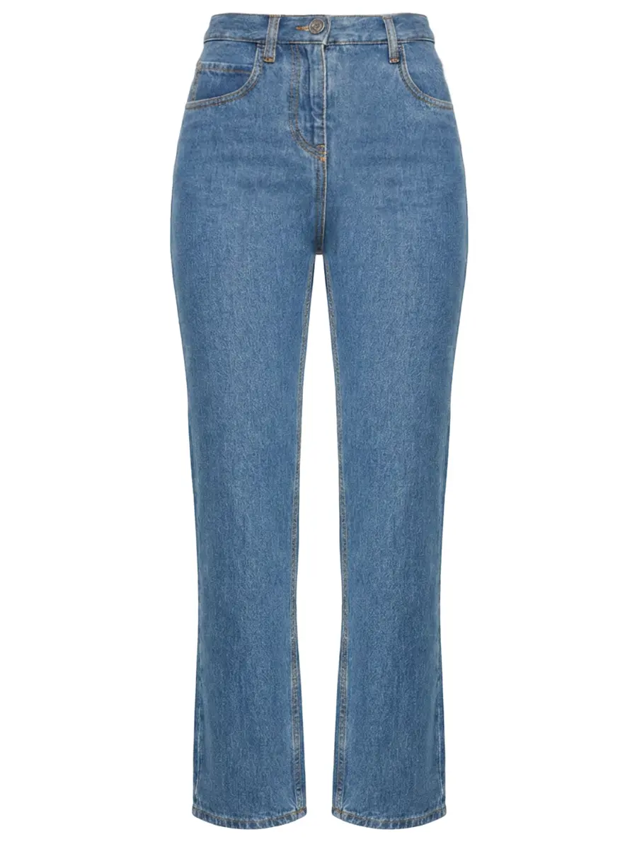 Джинсы хлопковые ETRO WRNB0002 AD342 S9000 Синий 