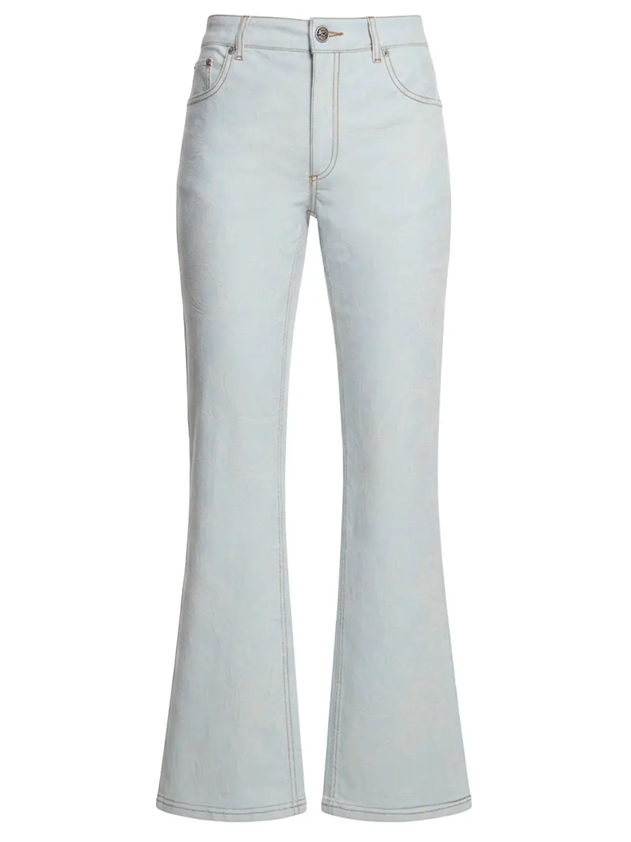 Джинсы хлопковые ETRO WRNB0029 99TJEI5 S9880 Голубой 