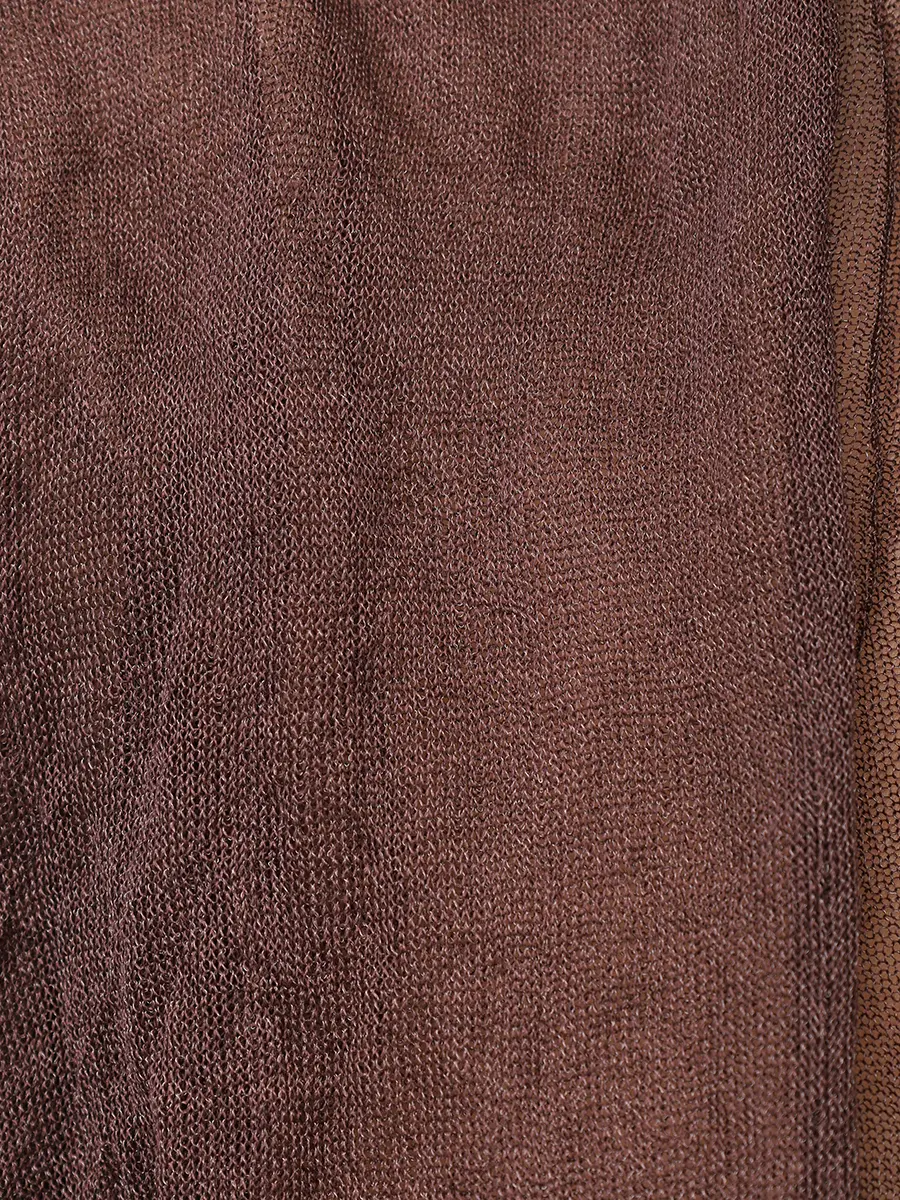 Кардиган шелковый с люрексом ANTONELLI FIRENZE 41764Q-01264 20229 Коричневый  Фото 6