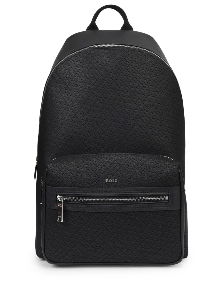 Рюкзак из экокожи BOSS 50563715/002 Черный 