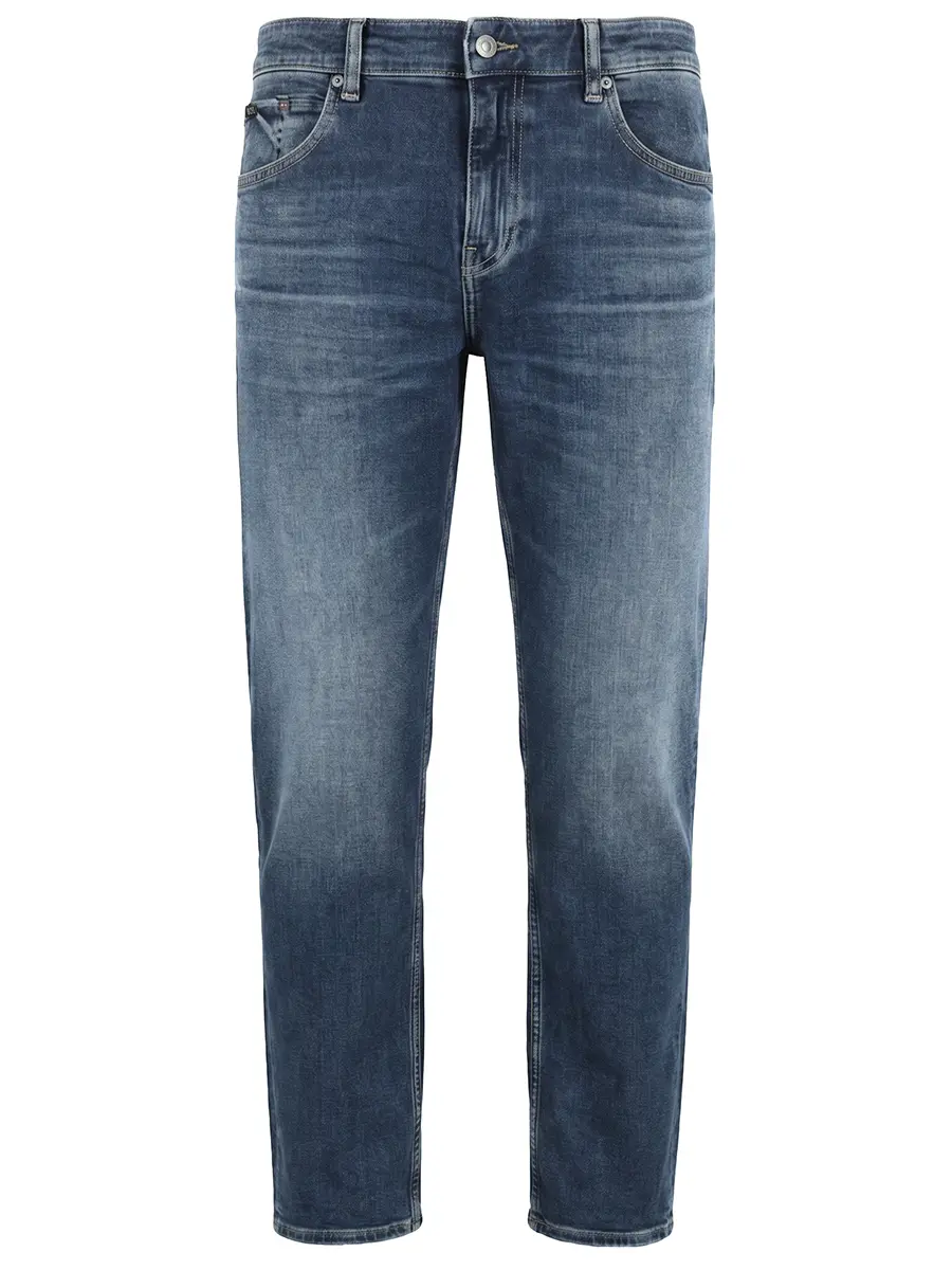Джинсы Regular Fit хлопковые BOSS 50557515/419 Синий 