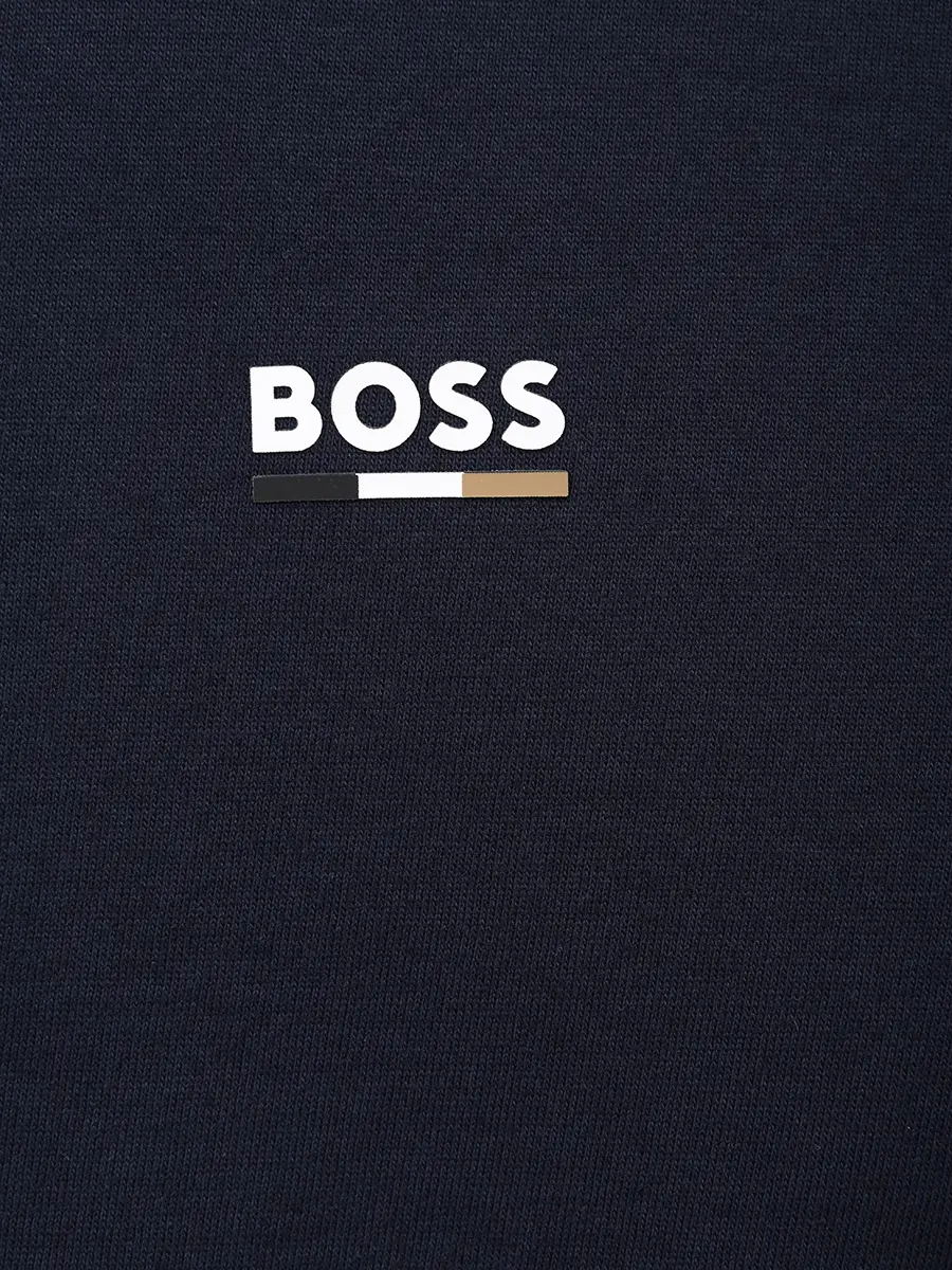 Футболка хлопковая BOSS 50557198/403 Синий  Фото 6
