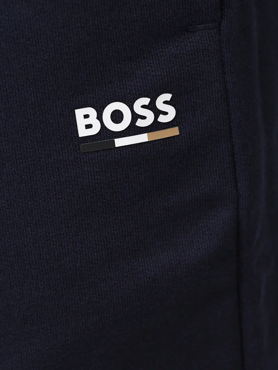 Шорты хлопковые BOSS 50561493/403 Синий  Фото 6