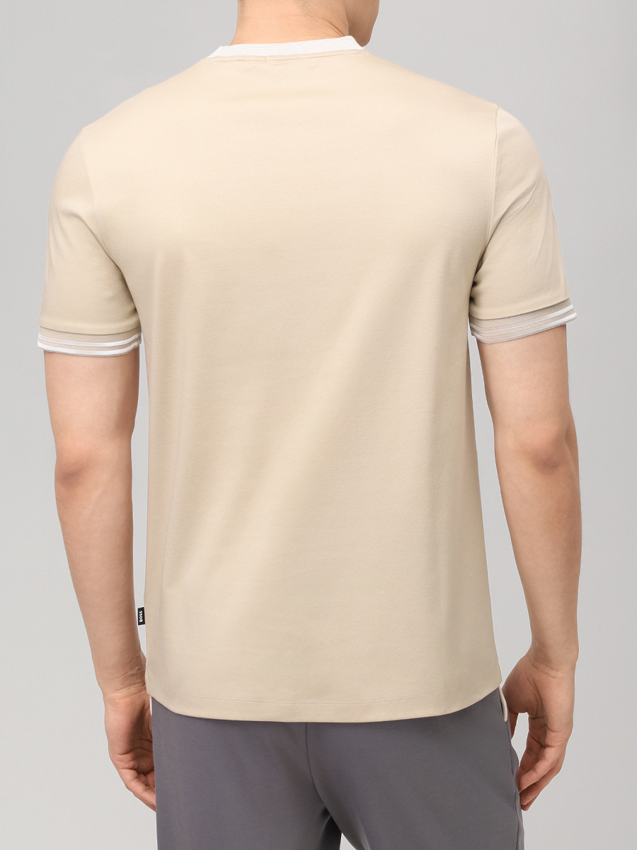Футболка Slim Fit хлопковая BOSS
