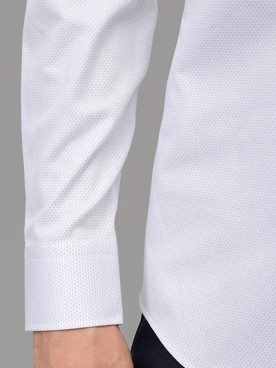 Рубашка Slim Fit хлопковая BOSS 50560750/100 Голубой  Фото 5