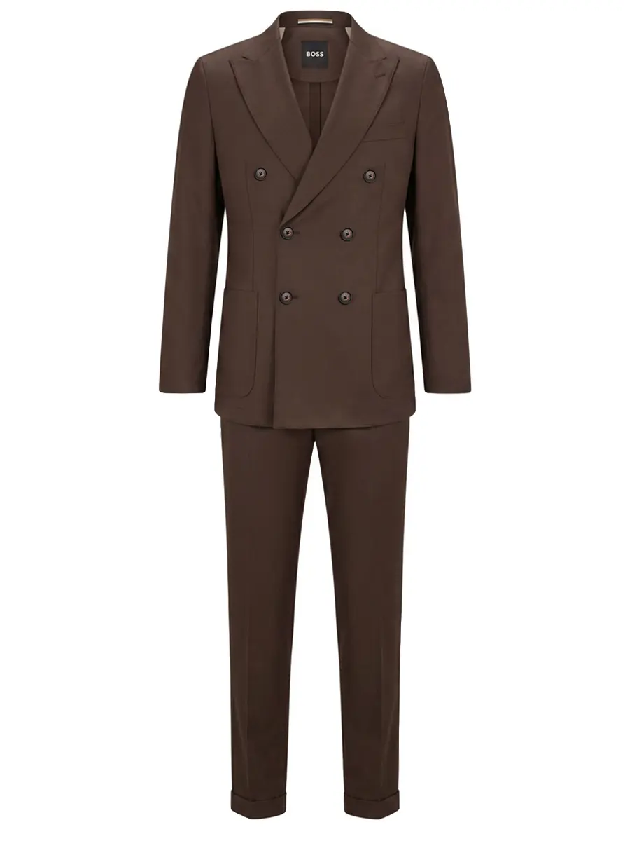 Костюм хлопковый BOSS 50561848/207 Коричневый 