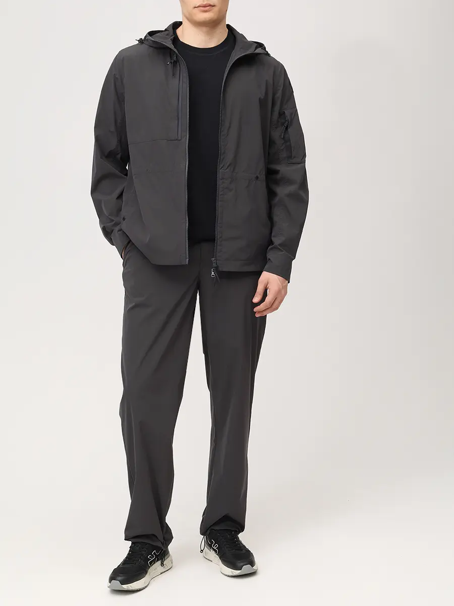 Костюм однотонный PARAJUMPERS 26SMPMJKTU01/26SMPMPATU05/0297 Серый  Фото 2