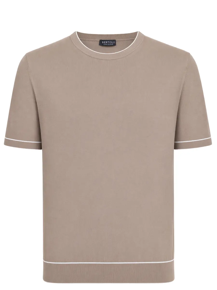 Футболка хлопковая Bertolo Luxury Menswear