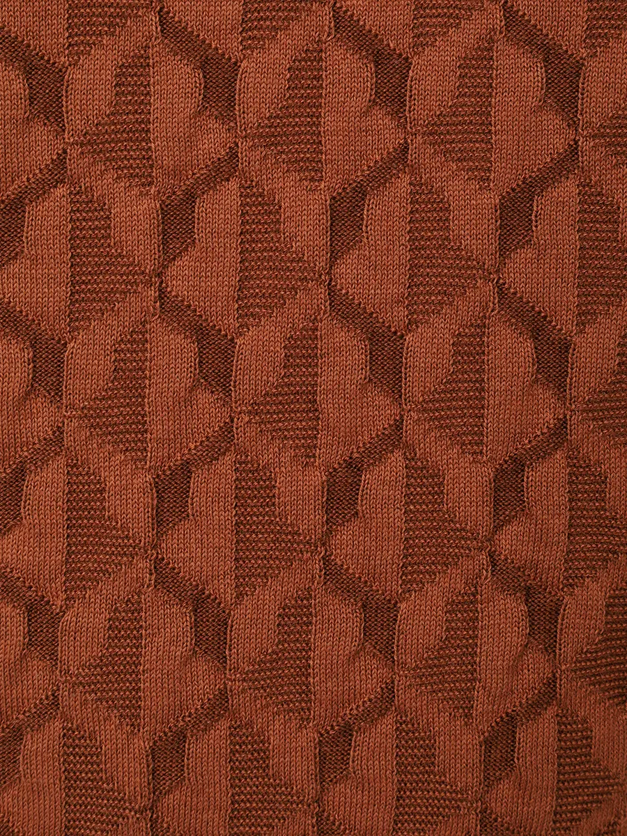 Футболка хлопковая BERTOLO LUXURY MENSWEAR 902535/002546/1191 Оранжевый  Фото 6