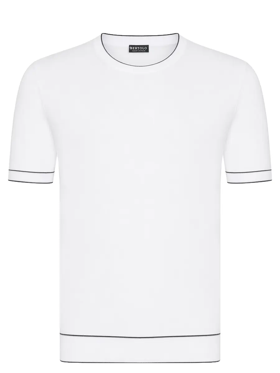 Футболка хлопковая Bertolo Luxury Menswear