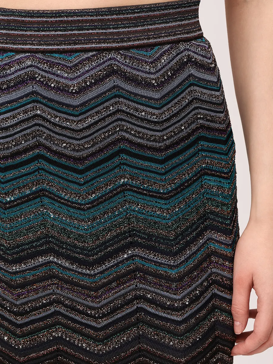 Юбка из вискозы MISSONI DS26SH0S-BK019 SM9ZT Мультиколор  Фото 5
