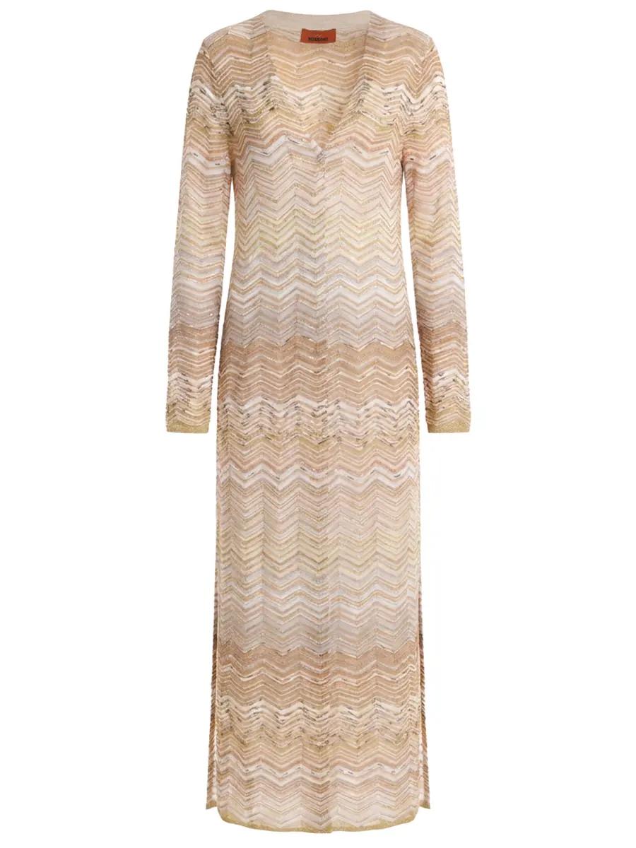 Кардиган из вискозы MISSONI DS26SM0H-BK01H9 SM9ZU Золотой 