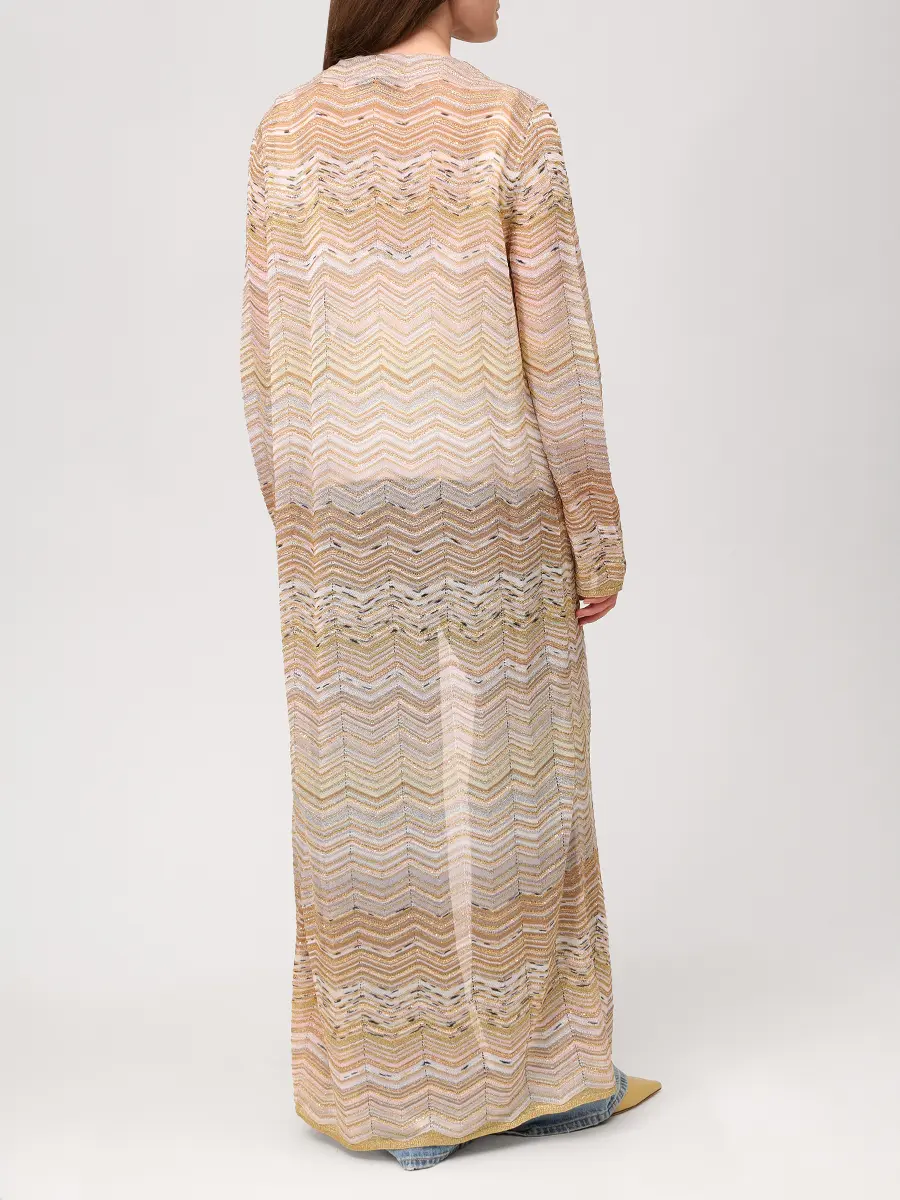 Кардиган из вискозы MISSONI DS26SM0H-BK01H9 SM9ZU Золотой  Фото 3