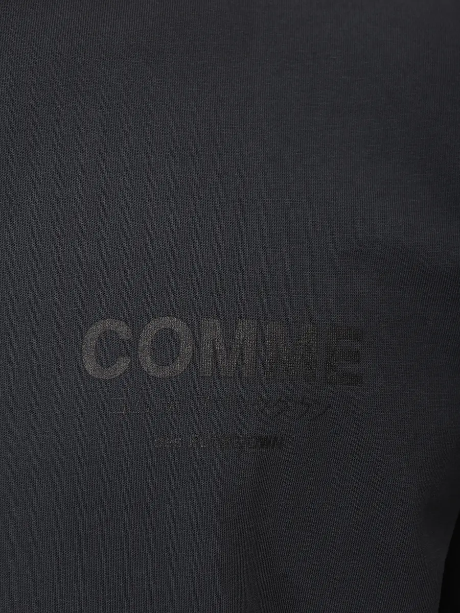 Футболка хлопковая COMME DES FUCKDOWN CFABM01921 NERO Тёмно- Серый  Фото 6