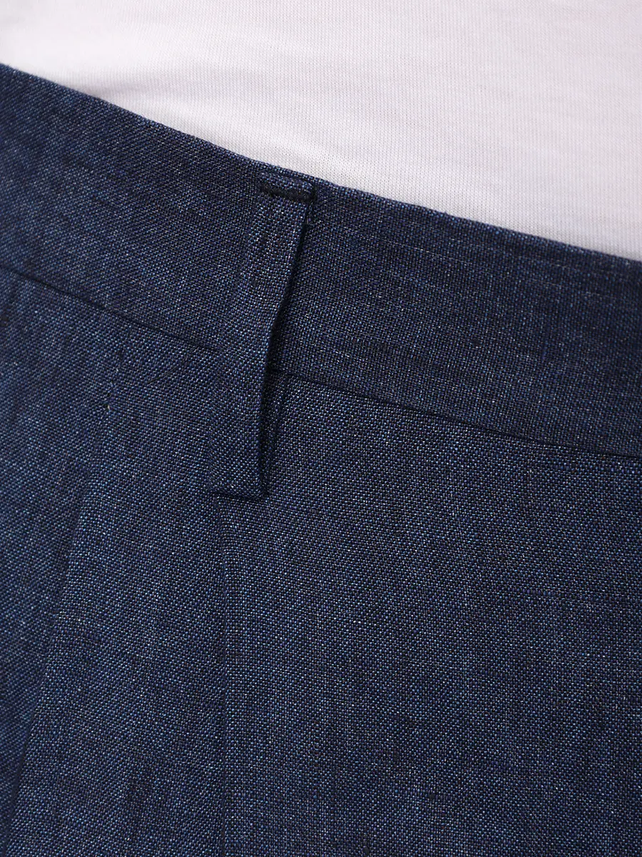 Брюки льняные CANALI AE05958/302/U97260 Синий  Фото 6