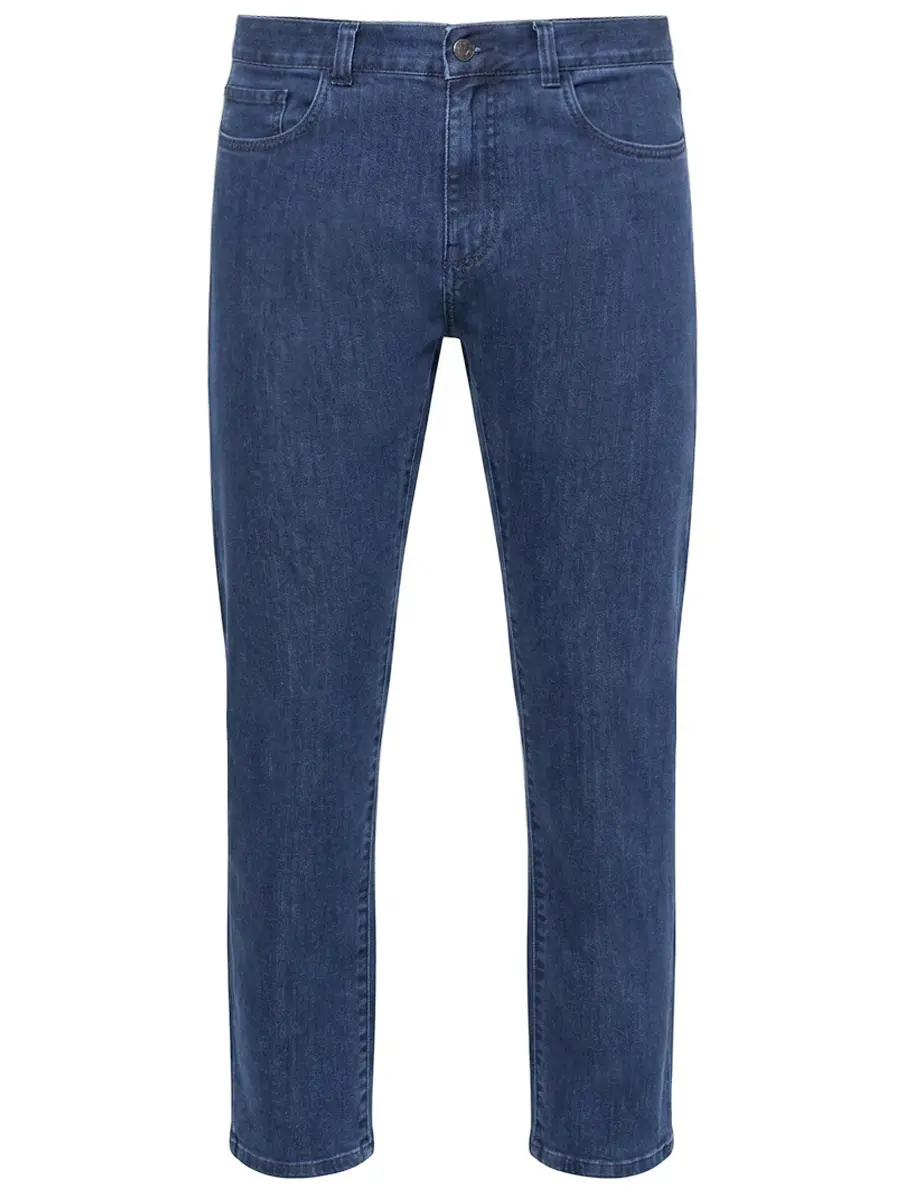 Джинсы Regular Fit хлопковые CANALI PD00400/305/91719 Синий 