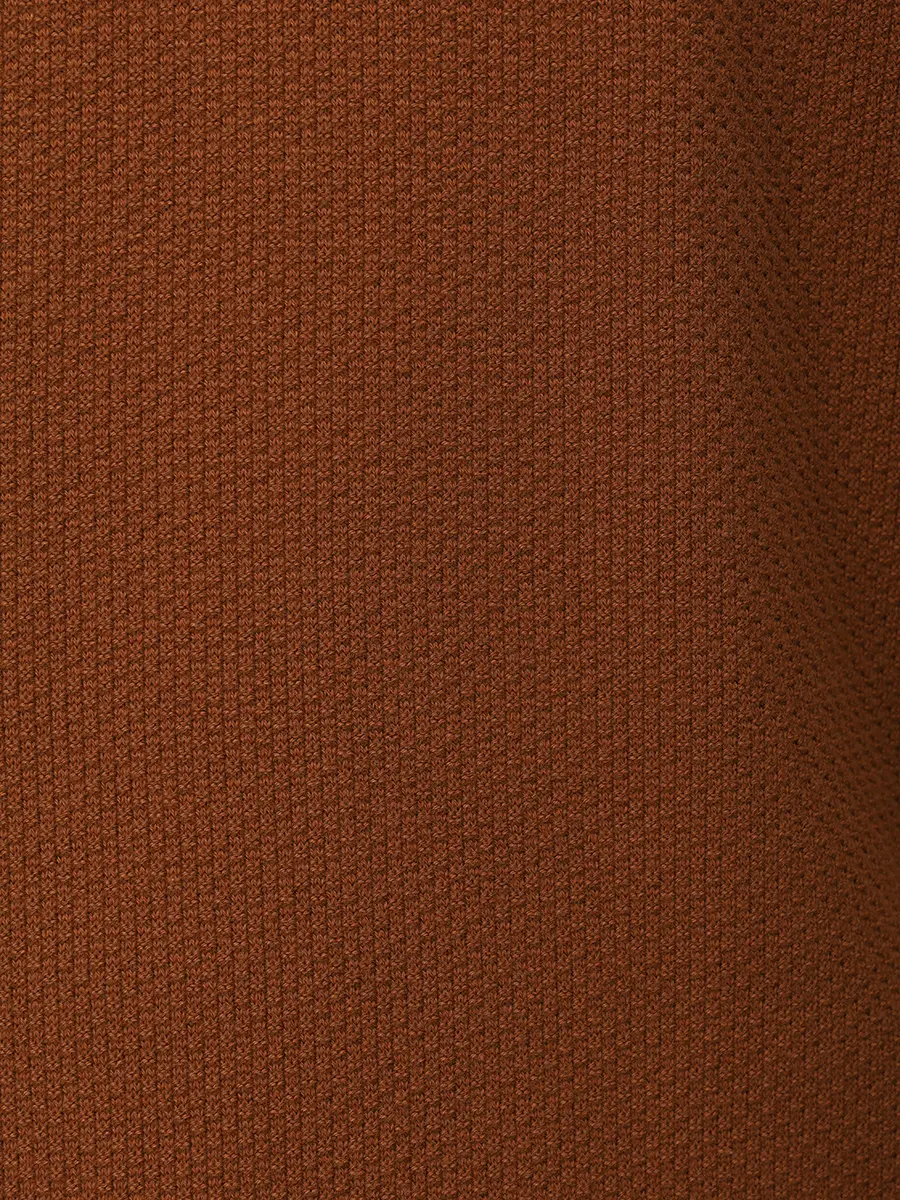 Поло хлопковое CANALI MK02461/750/C0127 Коричневый  Фото 6