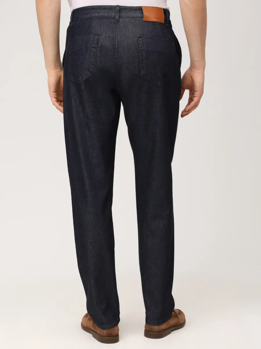 Джинсы Regular Fit CANALI PX01198/301/91745 Темно- Синий  Фото 3