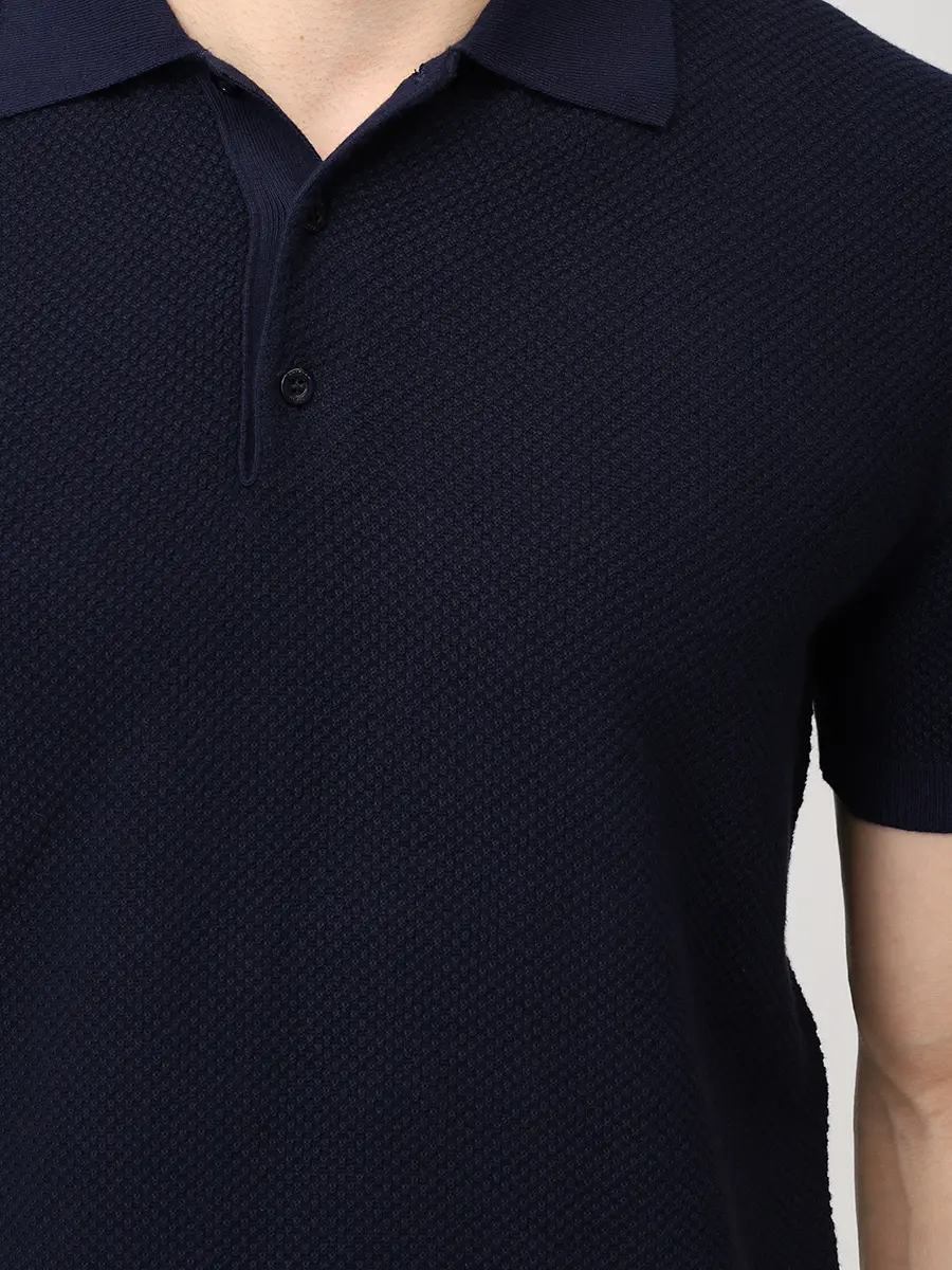 Поло хлопковое CANALI MK02461/301/C0127 Темно- Синий  Фото 5