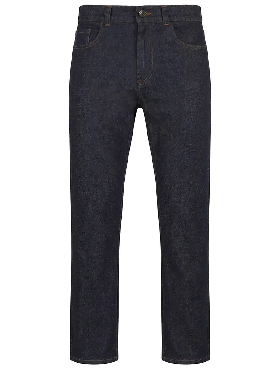 Джинсы Slim Fit из хлопка и лиоцелла CANALI PD01349/301/91719 Темно- Синий 