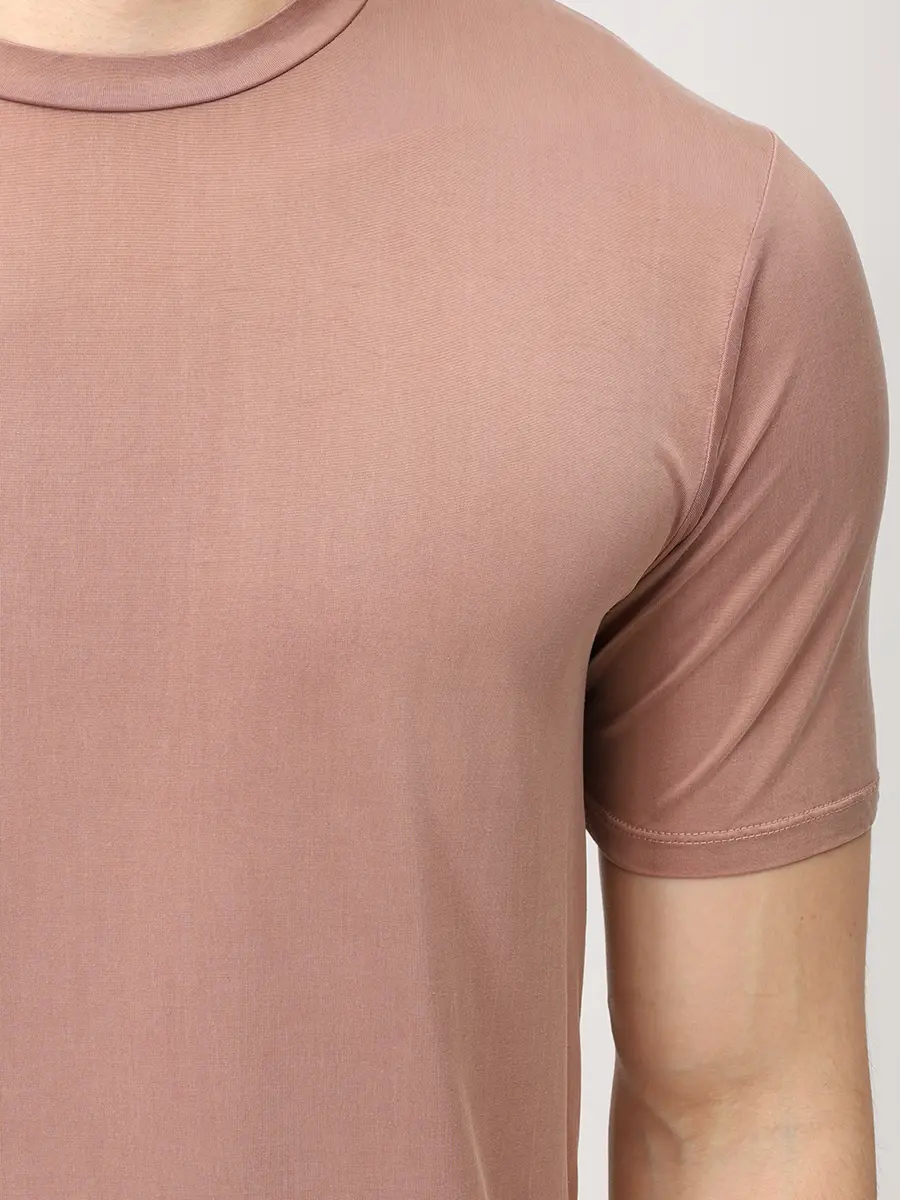 Футболка однотонная DANIELE FIESOLI 4210 0304 Бежевый  Фото 5