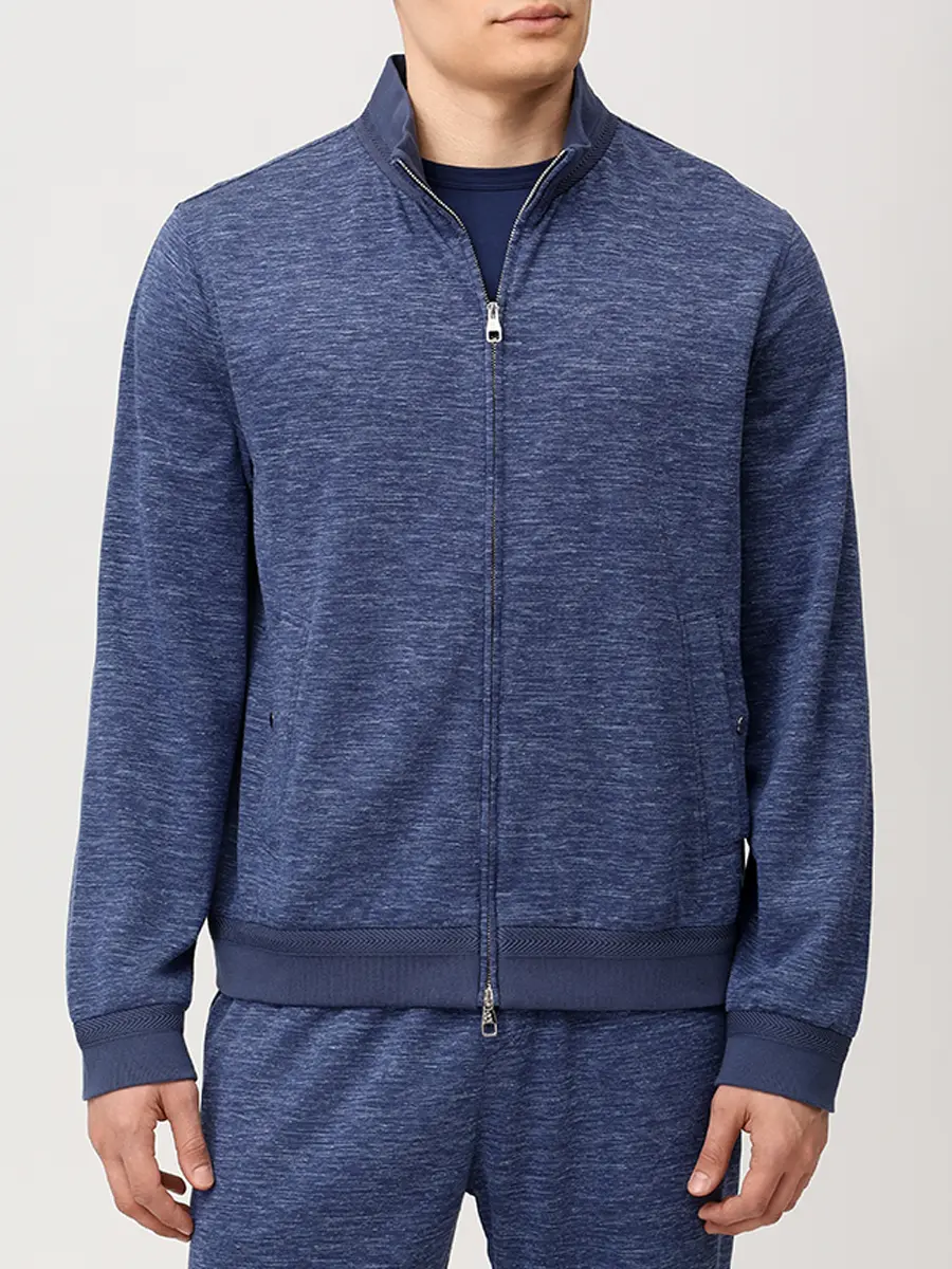 Костюм из шерсти и шелка BRETT JOHNSON SS26J1LP/SS26J6LP193OCE Синий  Фото 4