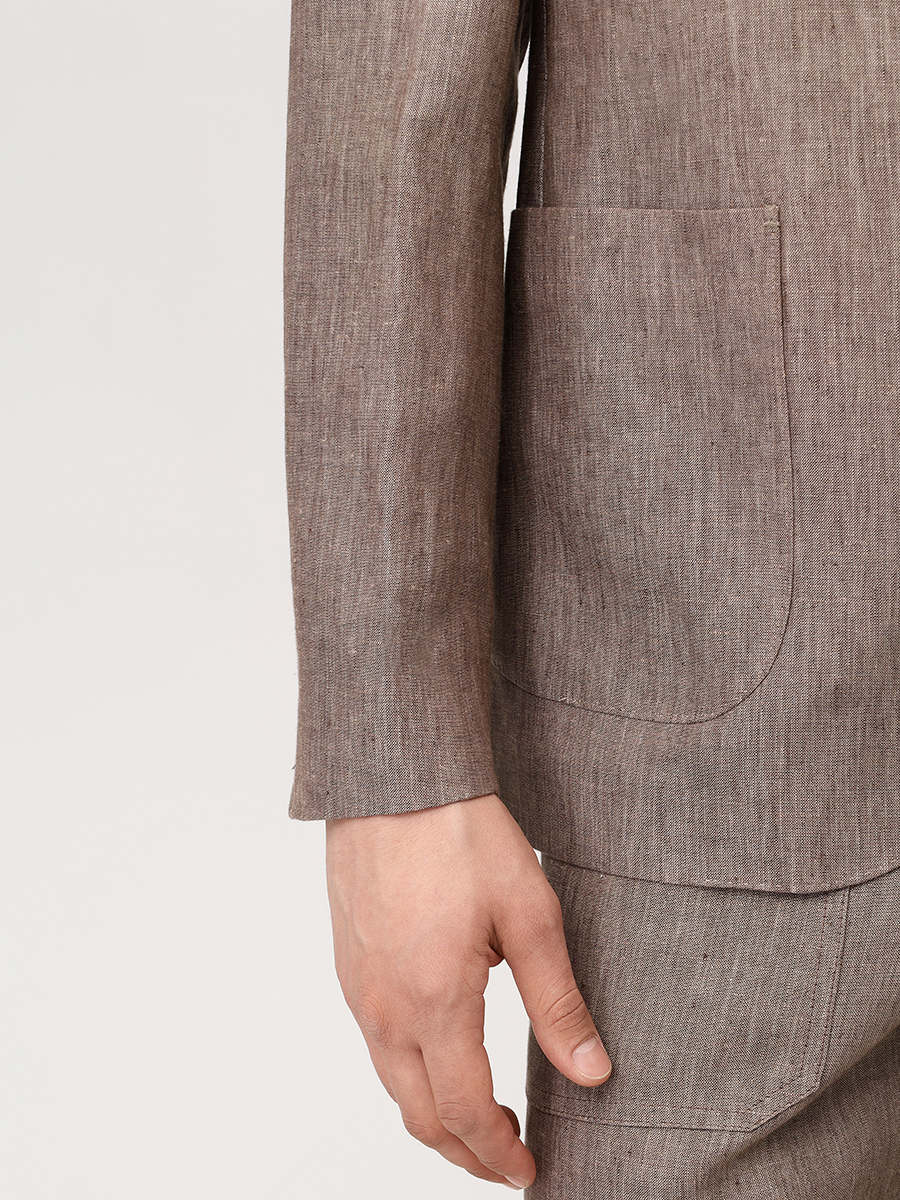 Костюм льняной BRETT JOHNSON SS26B57S/SS26P17S102MOC Бежевый  Фото 5