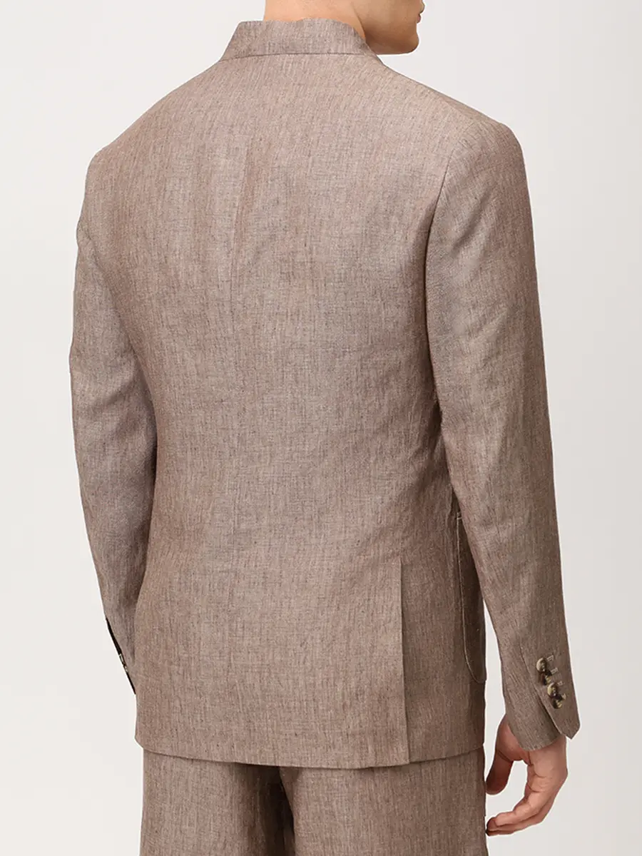 Костюм льняной BRETT JOHNSON SS26B57S/SS26P17S102MOC Бежевый  Фото 3