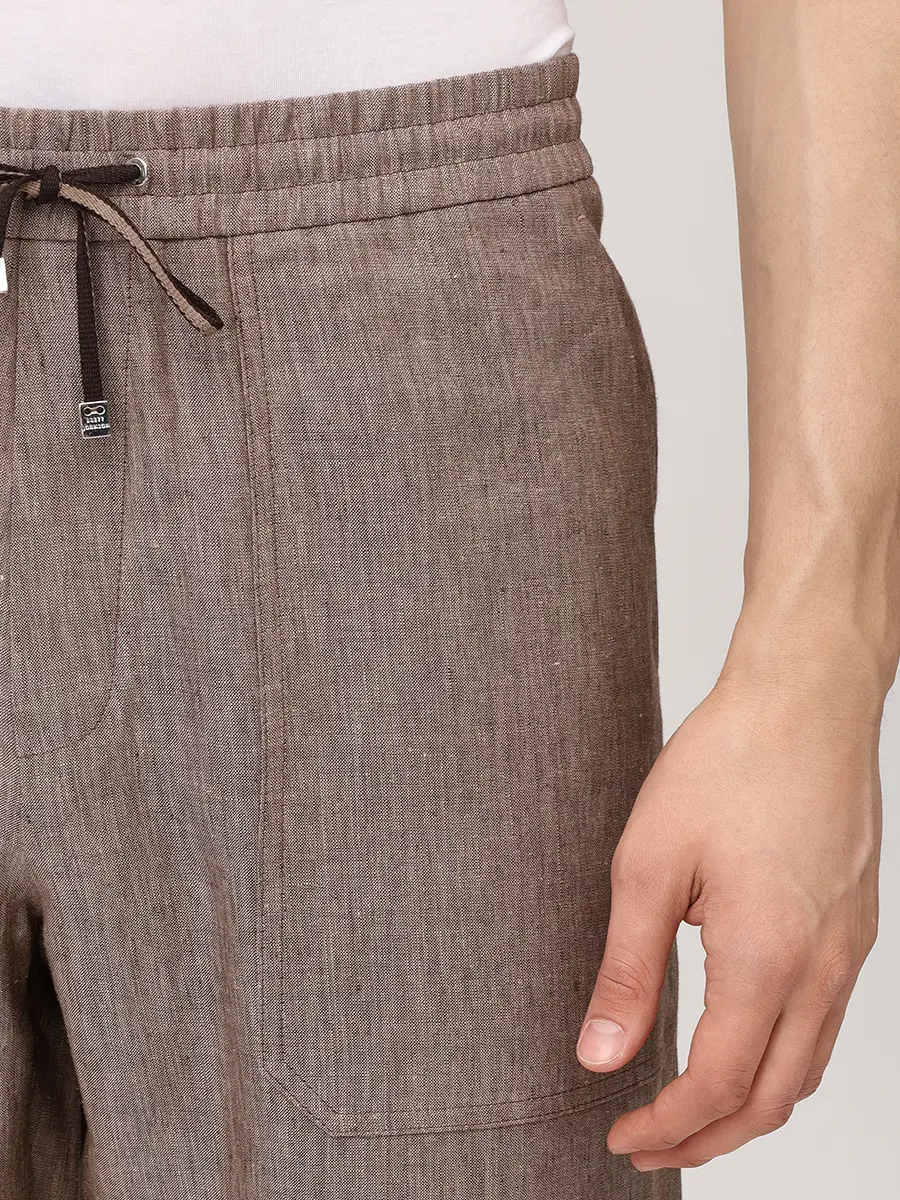 Костюм льняной BRETT JOHNSON SS26B57S/SS26P17S102MOC Бежевый  Фото 9