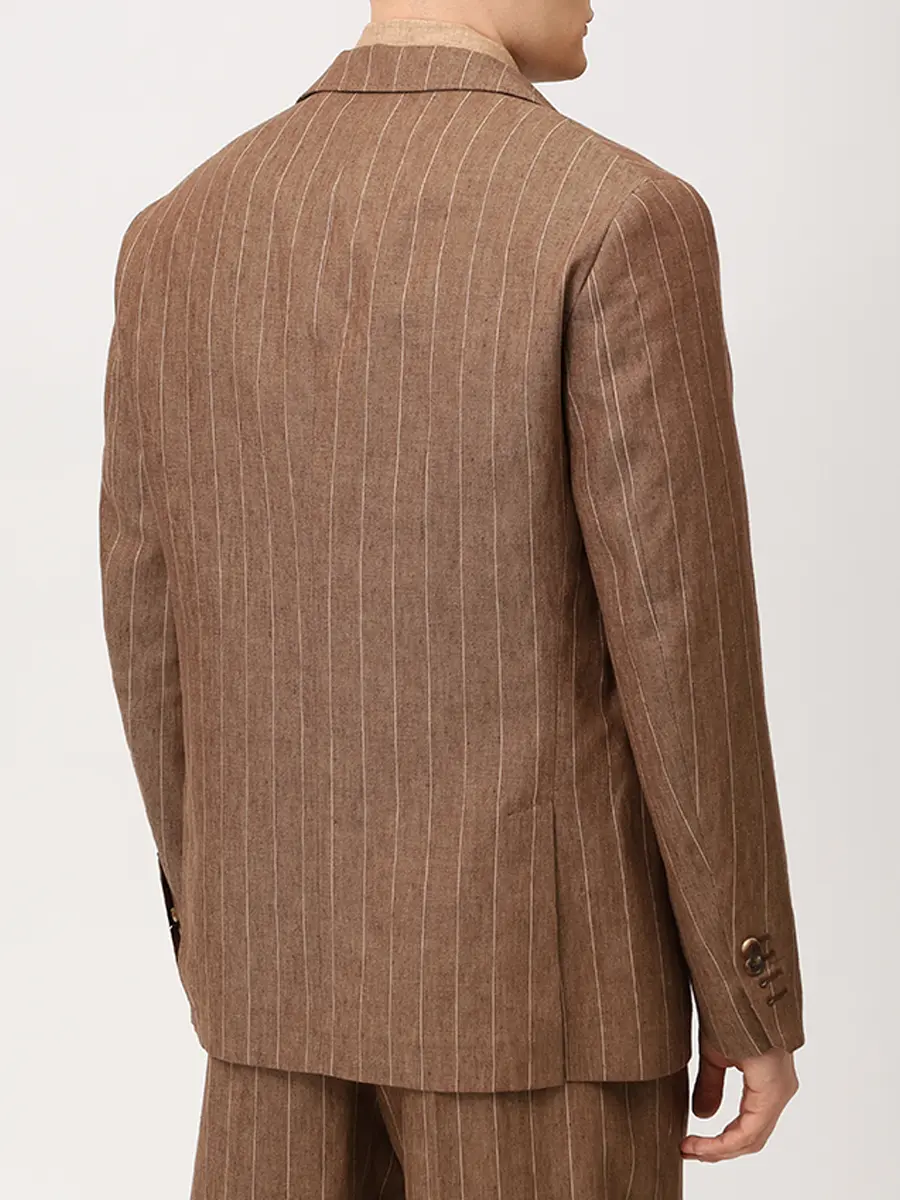 Костюм льняной BRETT JOHNSON SS26B21S/SS26P25S108MOCP Коричневый  Фото 3
