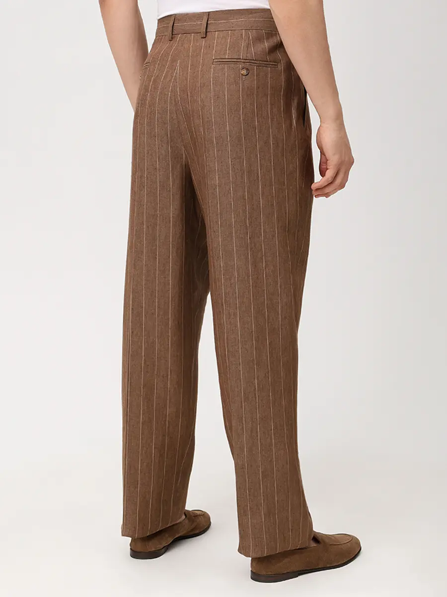 Костюм льняной BRETT JOHNSON SS26B21S/SS26P25S108MOCP Коричневый  Фото 7