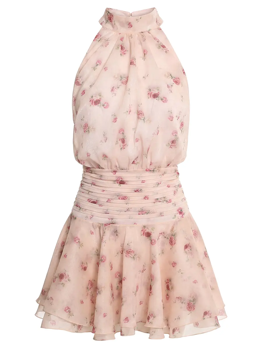 Платье из органзы ALINE AL156901 Розовый 