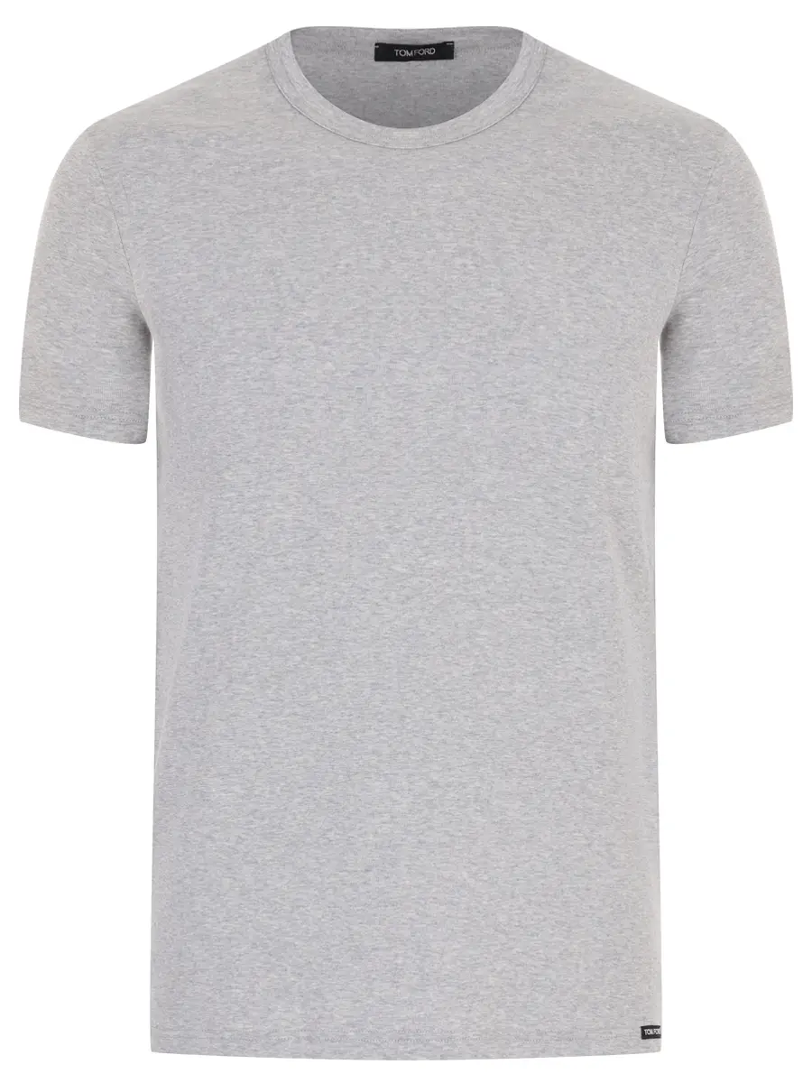 Футболка хлопковая TOM FORD T4M081040/020 Серый 