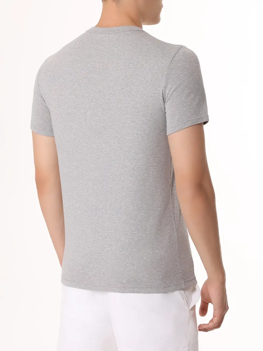 Футболка хлопковая TOM FORD T4M081040/020 Серый  Фото 3