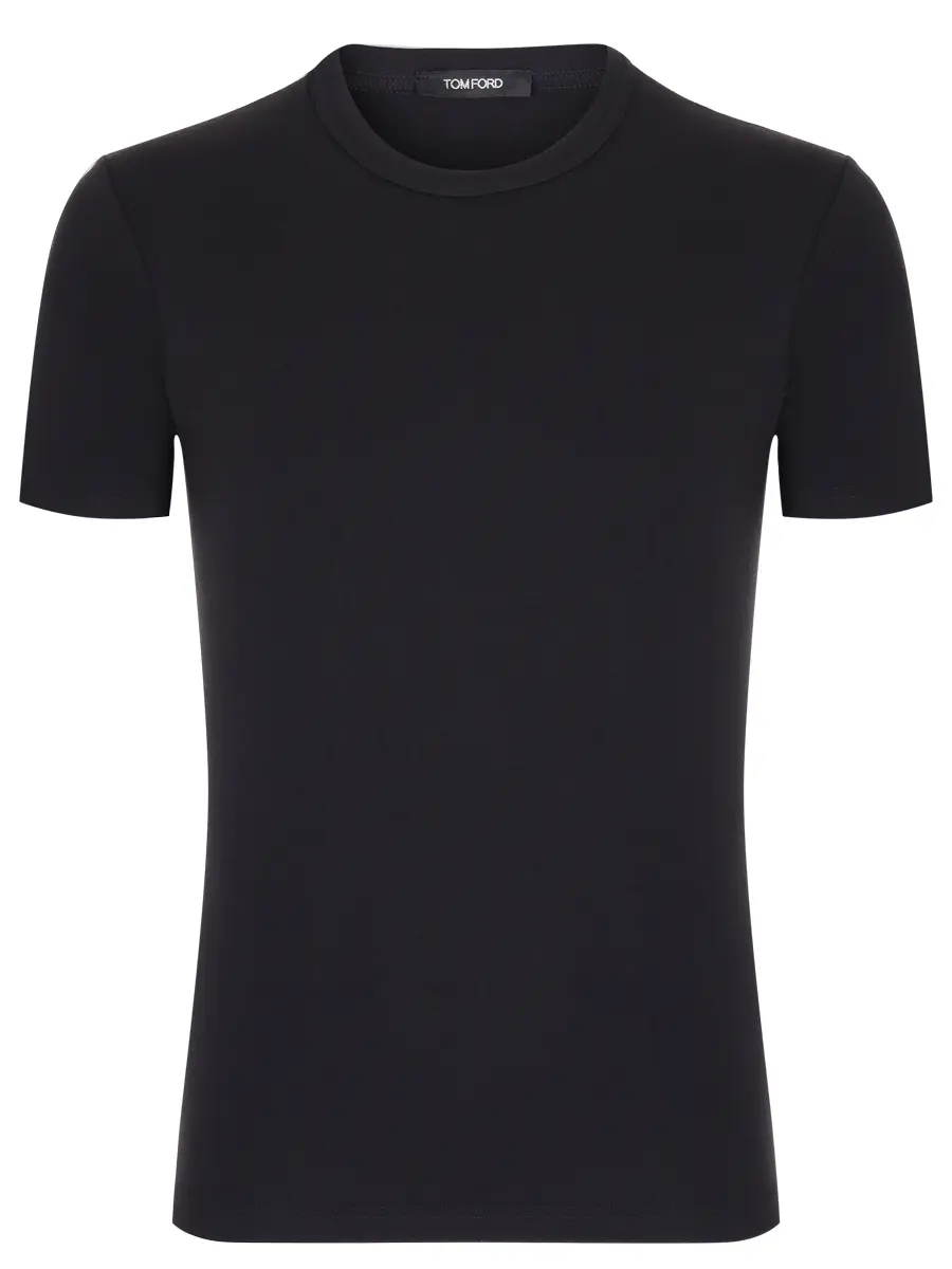 Футболка хлопковая TOM FORD T4M081040/002 Черный 