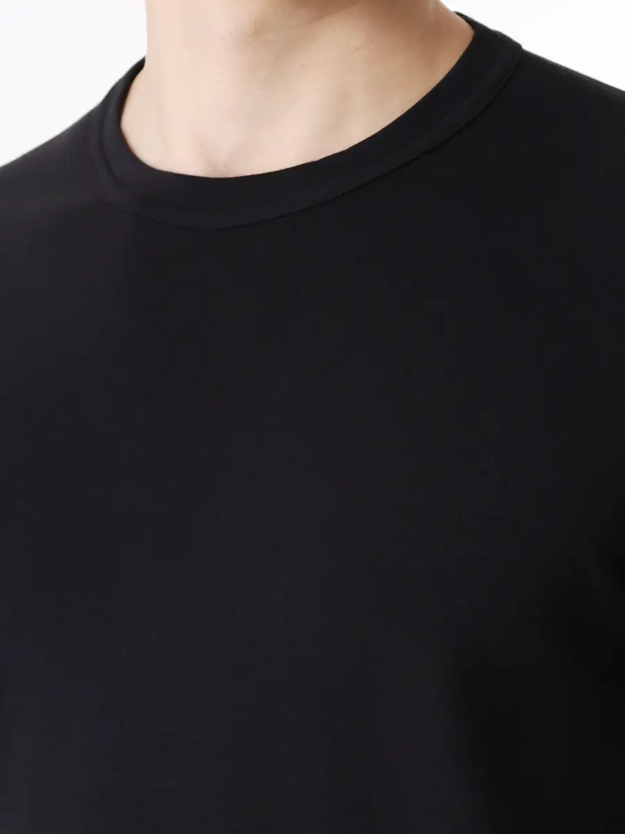 Футболка хлопковая TOM FORD T4M081040/002 Черный  Фото 4
